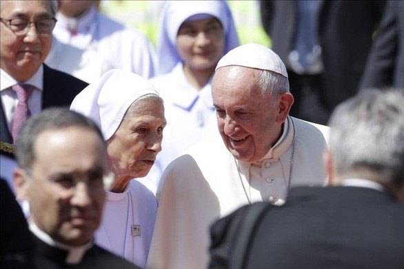Paus Fransiskus memulai kunjungan di Thailand - ảnh 1