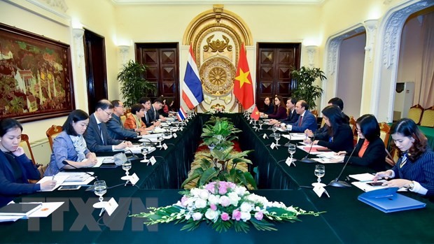 Konsultasi politik tahunan ke-7 tingkat Deputi Menlu Vietnam – Thailand  - ảnh 1