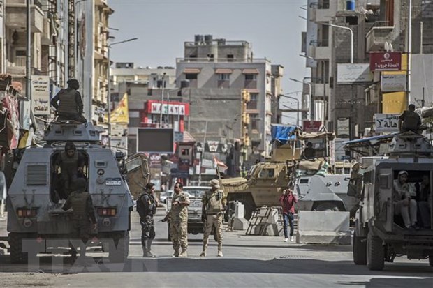 Tentara Mesir membasmi 10 anasir teroris di Sinai Utara - ảnh 1
