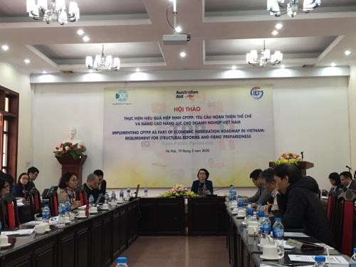 Perjanjian CPTPP: Menyempurnakan institusi dan meningkatkan kemampuan badan usaha Vietnam - ảnh 1