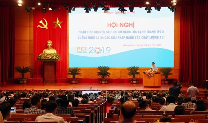 Provinsi Quang Ninh membahas solusi untuk meningkatkan kualitas PCI 2020 - ảnh 1