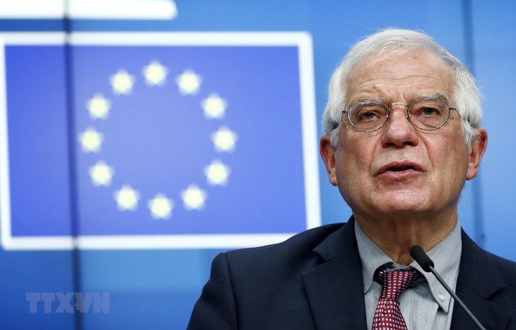 Menlu Uni Eropa melakukan rapat darurat tentang ketegangan Turki-Yunani - ảnh 1