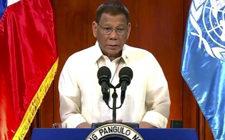 Presiden Filipina, Rodrigo Duterte membela vonis Laut Timur tahun 2016 - ảnh 1
