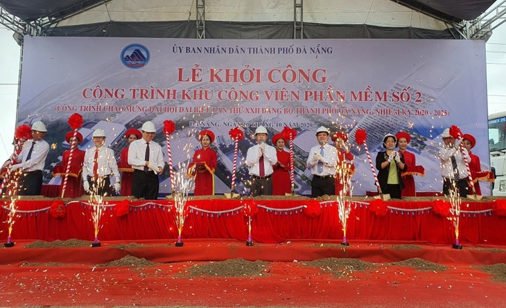 Kota Da Nang mengawali pembangunan Zona Taman Lunak nomor 2 - ảnh 1