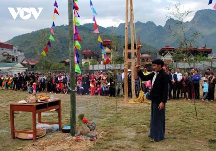 Festival Gau Tao – Kesempatan Mengaitkan Persatuan Warga Etnis Minoritas Mong di Provinsi Ha Giang - ảnh 1