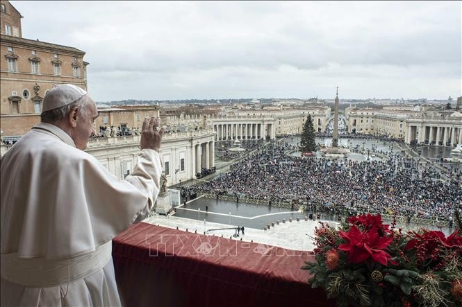 Paus Fransiskus Imbau Dialog Demi Satu Dunia yang Damai - ảnh 1