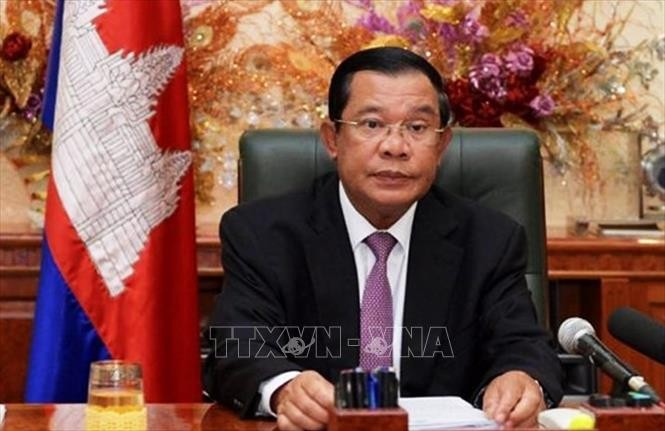 Pimpinan Kamboja dan Indonesia Bahas Kerja Sama ASEAN dan Situasi Myanmar - ảnh 1