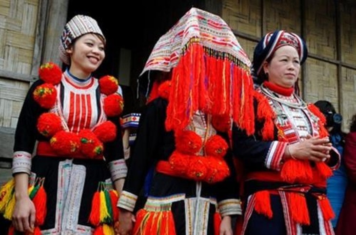 Keindahan dari adat pernikahan orang Dao Merah di Provinsi Tuyen Quang - ảnh 2