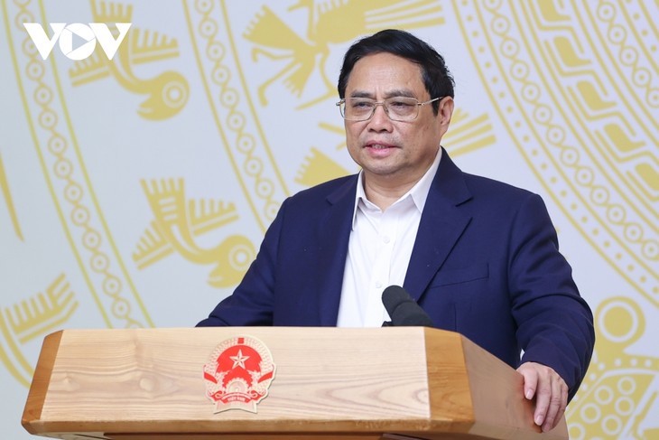 PM Pham Minh Chinh Memimpin Konferensi Nasional Virtual tentang Pengucuran Modal Investasi Publik - ảnh 1