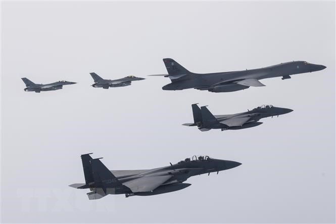 RDRK Memprotes Latihan Angkatan Udara antara AS dan Republik Korea - ảnh 1