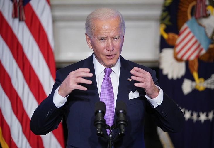 Presiden AS, Joe Biden Umumkan Niat untuk Mencalonkan Diri Kembali pada Tahun 2024 - ảnh 1