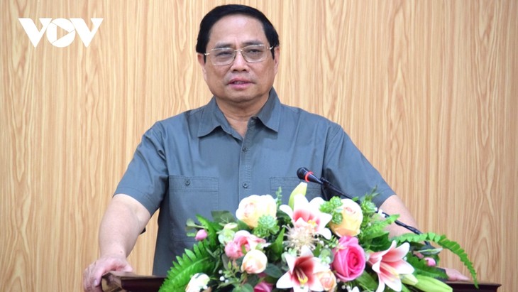 PM Pham Minh Chinh Melakukan Temu Kerja Dengan Komite Tetap Komite Partai Provinsi Bac Kan - ảnh 1