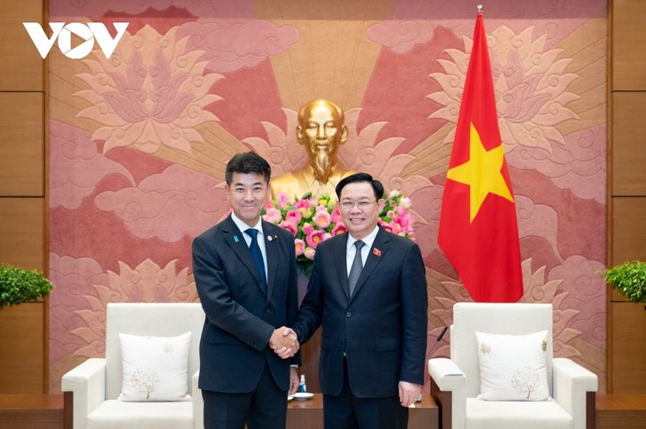 Ketua MN Vietnam, Vuong Dinh Hue Menerima Ketua Partai Demokrat Konstitusional Jepang - ảnh 1