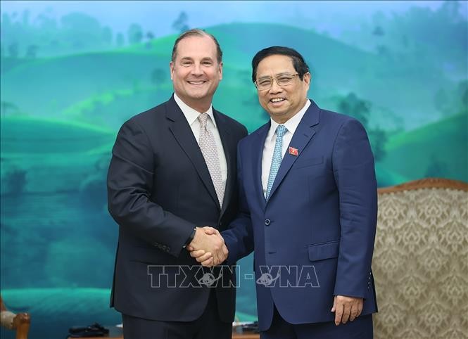 PM Pham Minh Chinh Menerima Presiden, CEO Grup Marriott (AS) - ảnh 1