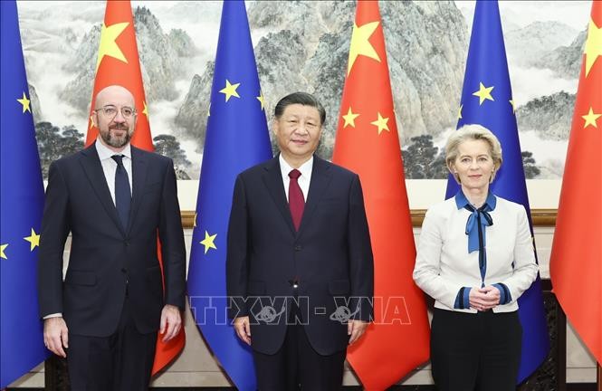 Tiongkok dan Uni Eropa Dorong Kerja Sama untuk Menguntungkan Semua Pihak - ảnh 1