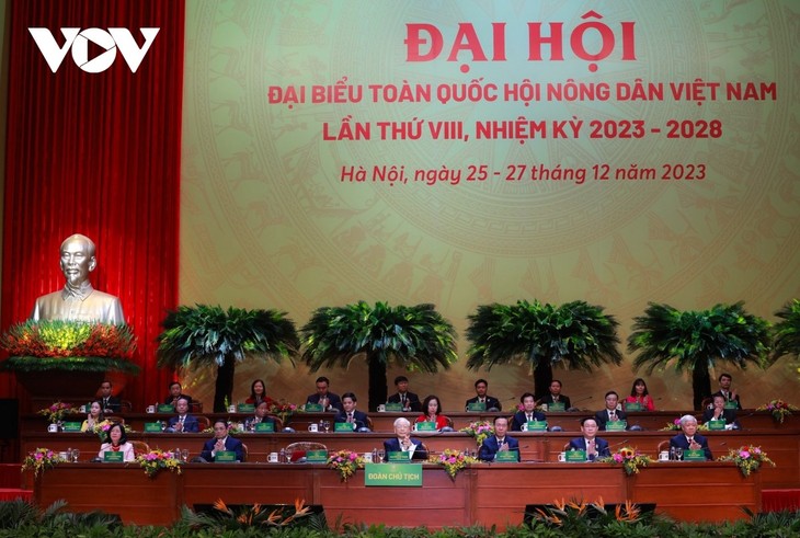 Pembukaan Kongres Nasional ke-8 Asosiasi Petani Vietnam Masa Bakti 2023-2028 - ảnh 1