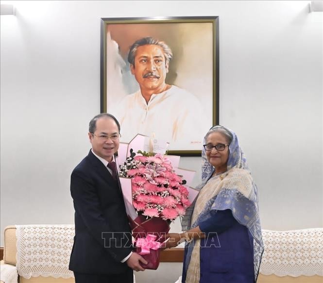 PM Sheikh Hasina Percaya Hubungan Persahabatan Vietnam-Bangladesh Akan Berikan Banyak Kepentingan Praktis - ảnh 1