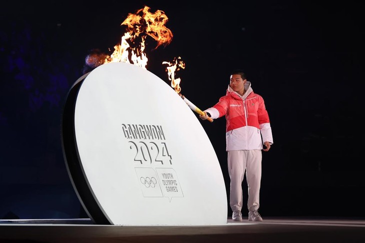 Pembukaan Olimpiade Remaja Musim Dingin 2024 di Republik Korea - ảnh 1