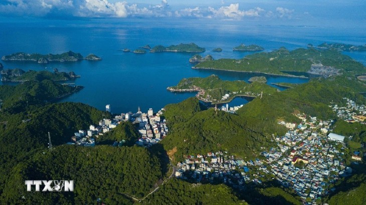Teluk Ha Long - Kepulauan Cat Ba: Warisan Alam Dunia Antar Provinsi dan Kota yang Pertama di Vietnam - ảnh 8