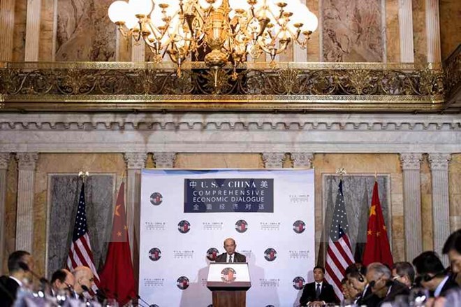 Sino-US economic dialogue kicks off - ảnh 1