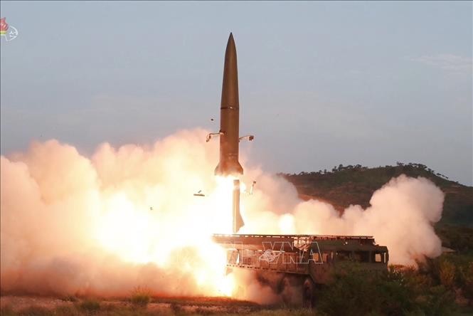 North Korea says it tested new rocket system - ảnh 1