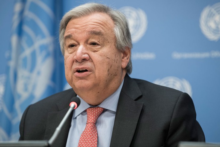 UN chief urges Israel to back away from West Bank annexation - ảnh 1