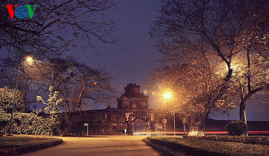Тихий город Хюэ в ночное время - ảnh 3
