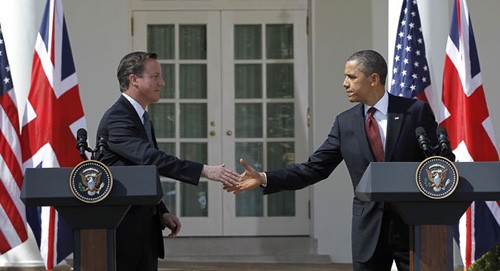 Руководители США и Великобритании обсудили международные вопросы - ảnh 1