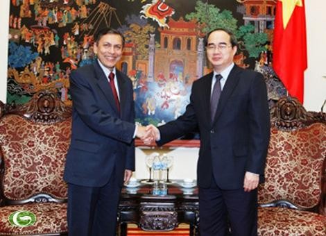 Вице-премьер Вьетнама Нгуен Тхиен Нян посешает Индию с официальным визитом - ảnh 1