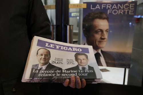 Социалистическая партия Франции одержала победу в первом туре выборов президента - ảnh 1