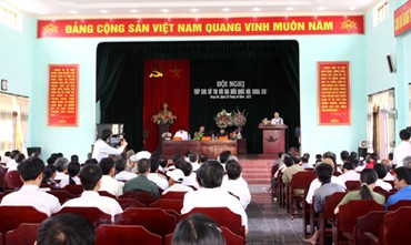 Вице-премьер Хоанг Чунг Хай встретился с избирателями провинции Тхайбинь - ảnh 1