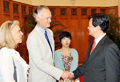 Встреча между премьер-министром Вьетнама и президентом фонда 