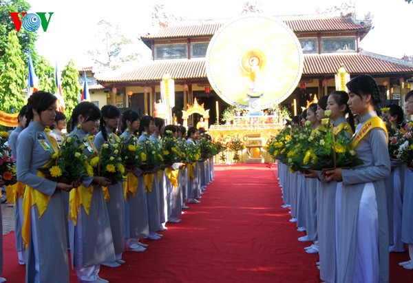 Празднование 2556-ой годовщины со дня рождения Будды в городе Хюэ - ảnh 5
