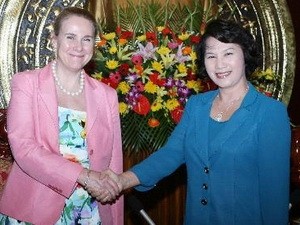 Нгуен Тхи Ким Нган приняла вице-президента Всемирного Банка - ảnh 1