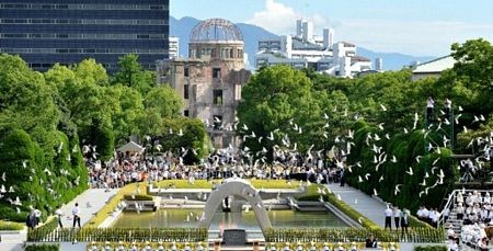 Япония отметила 67-ю годовщину атомной бомбардировки Хиросимы - ảnh 1