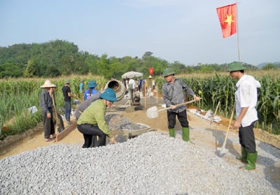Строительство деревенских дорог в провинции Туенкуанг - ảnh 4