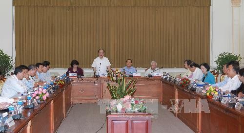 Нгуен Шинь Хунг провел рабочую встречу с ключевыми руководителями города Хошимин - ảnh 1