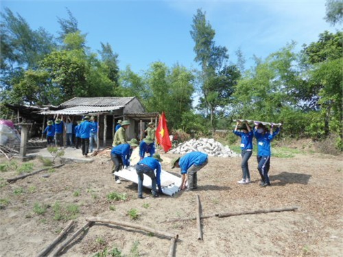 Модели «Молодые добровольцы строят новую деревню» - ảnh 3