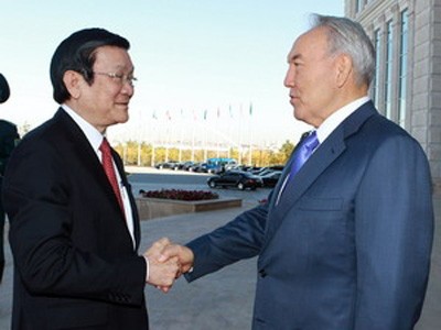 Президент Чыонг Тан Шанг успешно завершил официальный визит в Казахстан - ảnh 1