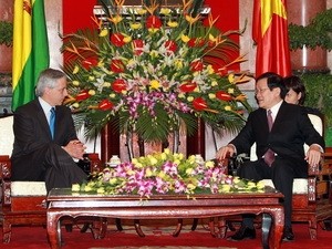 Президент СРВ Чыонг Тан Шанг принял вице-президента Боливии - ảnh 1