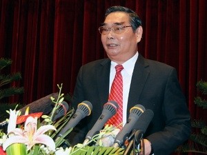 Ле Хонг Ань принял делегацию ЦК Отечественного Фронта строительства Лаоса - ảnh 1