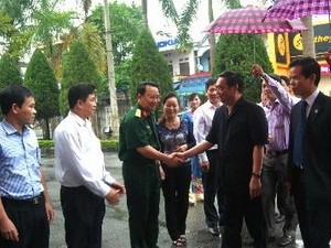 Член Политбюро ЦК КПВ Ле Хонг Ань находился в провинции Хазянг с рабочим визитом - ảnh 1