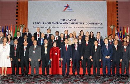 Нгуен Тан Зунг принял участие в 4-й министерской конференции стран АСЕМ по труду - ảnh 1