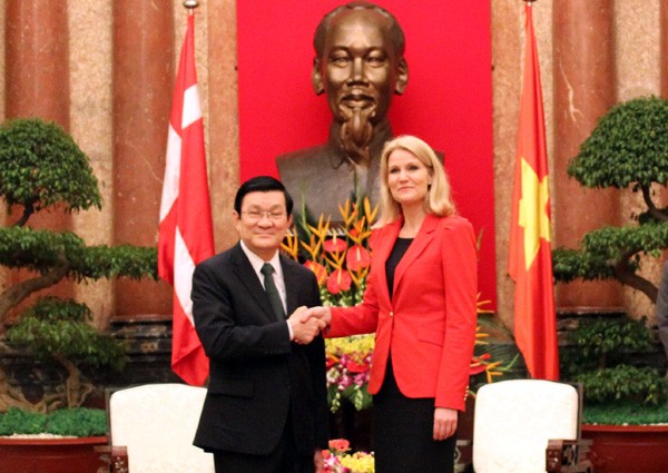 Руководители Вьетнама приняли премьер-министра Дании Хелле Торнинг-Шмитт - ảnh 2