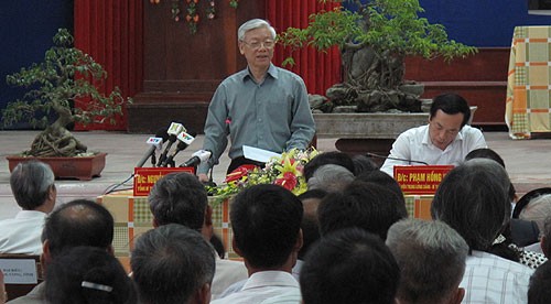 Нгуен Фу Чонг принял участие в Празднике национального единства в Намдине - ảnh 2