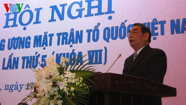 В Ханое открылась 5-я конференция ЦК Отечественного фронта Вьетнама - ảnh 1