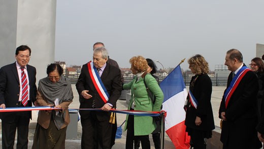 Во Франции открылась площадь «Парижское Соглашение» - ảnh 1