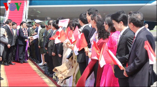 Президент СРВ Чыонг Тан Шанг прибыл в Индонезию с официальным визитом - ảnh 2