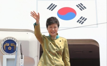 Президент Республики Корея совершает визит в Китай - ảnh 1