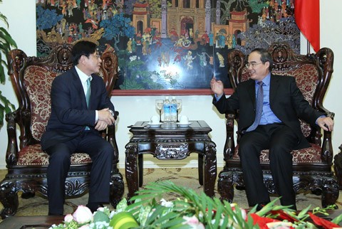Вице-премьер CРВ Нгуен Тхиен Нян принял председателя Агентства KOICA - ảnh 1